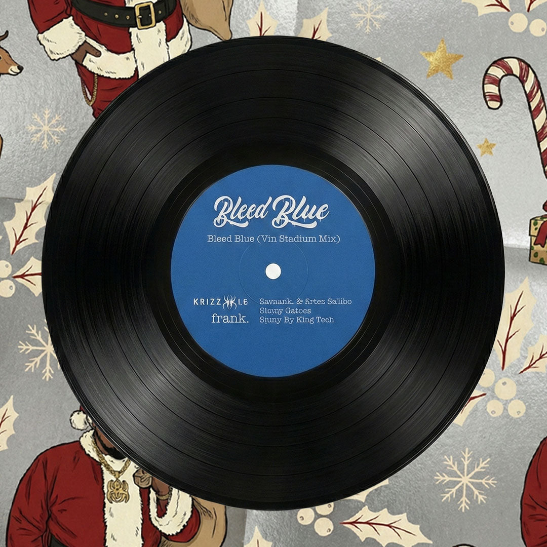 "Bleed Blue" 7-inch Vinyl - Black (Autographed)