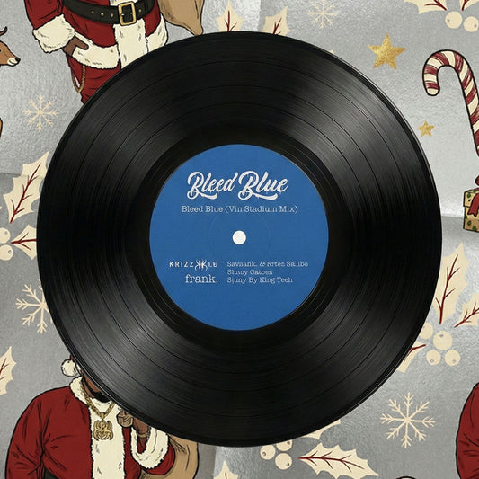 "Bleed Blue" 7-inch Vinyl - Black (Autographed)